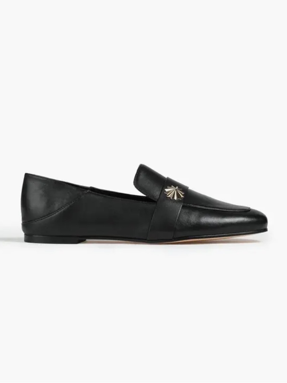 STUART WEITZMAN Wylie Embellished Leather Loafers Size 9.5